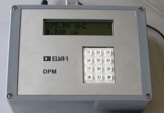 Control and Display Unit. Control and Display Unit has 12 keys keyboard, 2-lines LCD on upper panel and power switch, fuse and connectors on the rear panel.