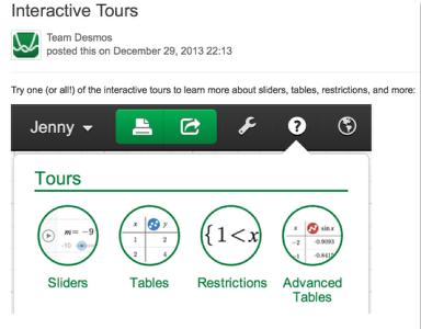 3. The interactive tours will NOT let you make a mistake! Try the links above! 4.