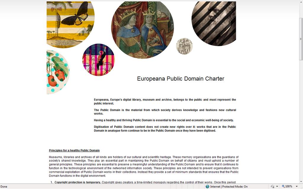 Policy Public Domain Public Domain Charter