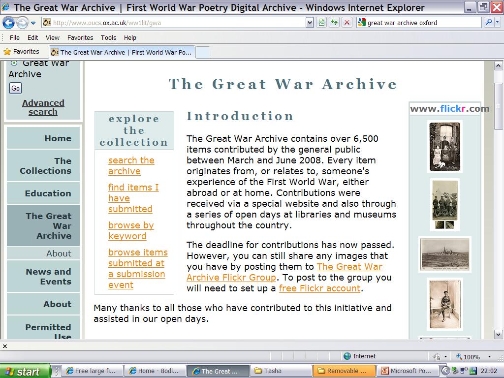 Great War Archive