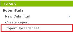 2. Set the Draft Status for each line item submittal to Expected in the spreadsheet. 3.