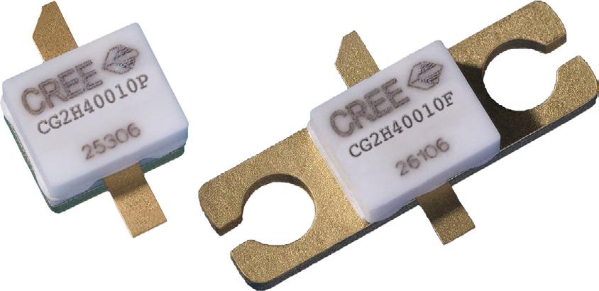 GaN HEMTs offer high efficiency, high gain and wide bandwidth capabilities making the CG2H40010 ideal for linear and compressed amplifier circuits.