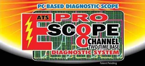 EScope Pro (P/N ESO1000) (Patent Pending) The EScope Pro is an eight channel dual time base PC diagnostic scope.