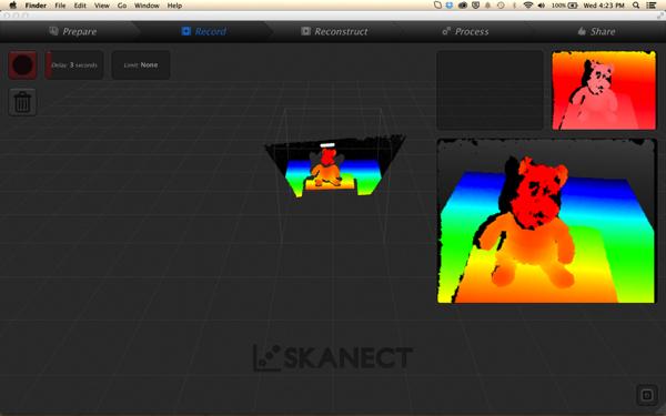 15 While we won t go into detail on how to get the best quality model using Skanect (we recommend visiting Skanect s support page to watch their video tutorials for that), we will show you the basics