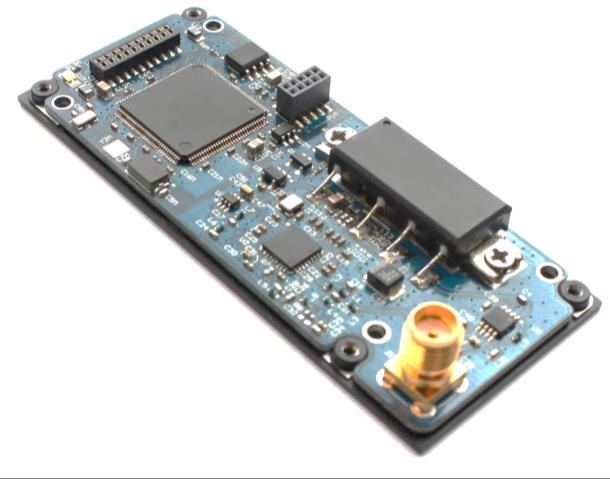1. Introduction GAUSS High Power UHF Radio (Figure 1) is a low mass and high efficiency 5W radio designed for small satellites.