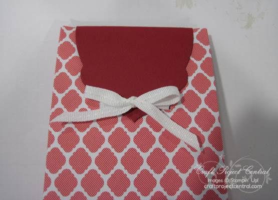 Stamp the greeting from Bring on the Cake onto a scrap of Whisper White card stock in Raspberry Ripple ink.