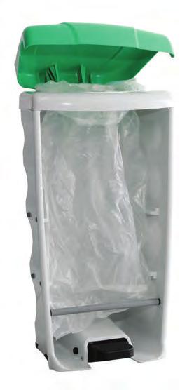 1 2 3 4 5 6 7 GLASDN NEXUS Shuttle - Product information Manufactured from recycled materials Nexus Shuttle A commercial grade 60L foot pedal bin with large foot pedal, stainless steel hinge rod and