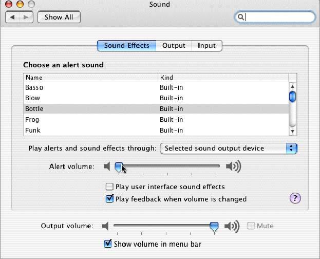 System Sounds and Alerts When using TonePort, you likely will not want to hear these sounds, and you certainly don t want to end up recording them by mistake!