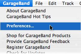 Apple GarageBand 3 Setup Mac Configure your Mac to use Line 6 TonePort, GuitarPort or PODxt as your audio device Be sure to connect the USB cable from your Line 6 device into your computer s USB