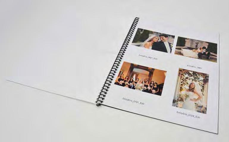 5x5, 4x5, 4x6, 5x5, and 5x7 E-Surface paper available Proof Portfolios One of our most popular proofing options!