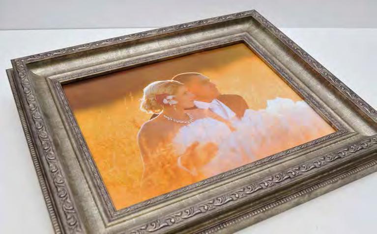Frames Provide a polished setting for your photos with a Custom Frame.