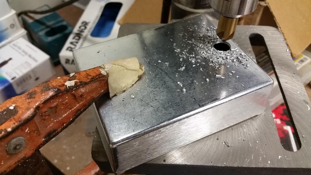 Step 5: Use a countersink, if necessary, to de-burr