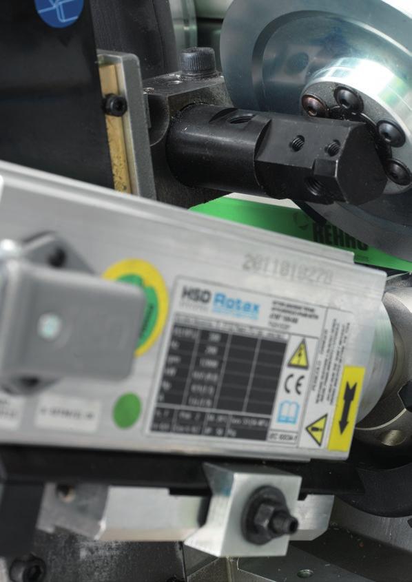 Exclusive technology Standard and exclusive on all Biesse edgebanding machines is the Rotax range of electrospindles, which is the same technology used on top range edgebanders and CNC machining