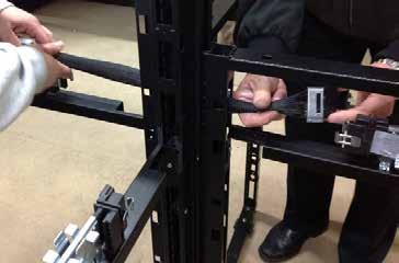 Install Support Bar at the desired height, and secure with Self Tapping Screws