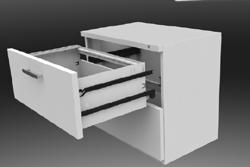 Check the Lateral File height to ensure that it will fit under the supporting Worksurface.