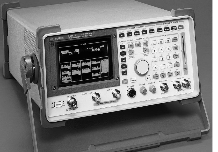 Agilent 8920A RF Communications Test Set Product Overview Cut through problems faster!
