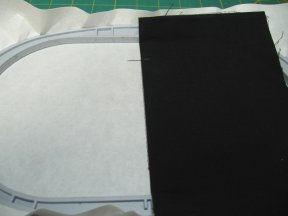 Note: Add lightweight woven fusible interfacing to wrong side of fabric (not shown) 6.