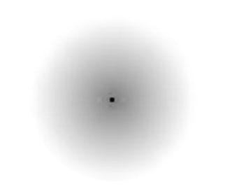 Keep staring at the black dot in the center.