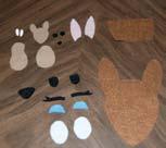 Cut Out and Glue Felt Features Step 1: Trace and cut