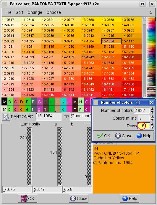 User Guide 8.8 FINDING COLORS If you have got a color name or code and you have loaded the color atlas that contains the color with that code / name, you can use the Find color function.