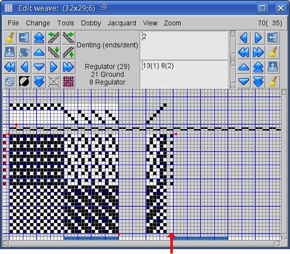 40 Chapter 5 E d i t i n g t he we a v e 5.10.1 DRAWING REGULATOR WITH A MOUSE You can also draw regulator with mouse in the regulator column in the weave editor (see Figure 84).