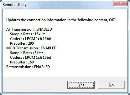 quality setting Step : Select a virtual COM port number and an audio device D Device setting (p.