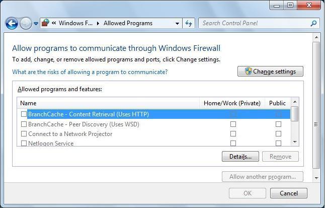the Firewall. Windows 7 q Click [Control Panel] in the <Start> menu.