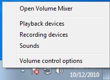 PREPARATION Volume adjustment for audio device Before you start communicating using the RS-BA, the PC s audio volume must be set to a proper level.