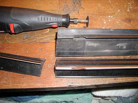 Cut to proper length with dremel tool.