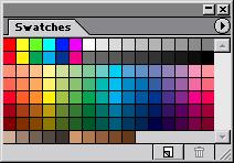 ADOBE PHOTOSHOP 6.0 Classroom in a Book 271 4 In the Swatches palette, select a yellow-green color that appeals to you for the foreground color.