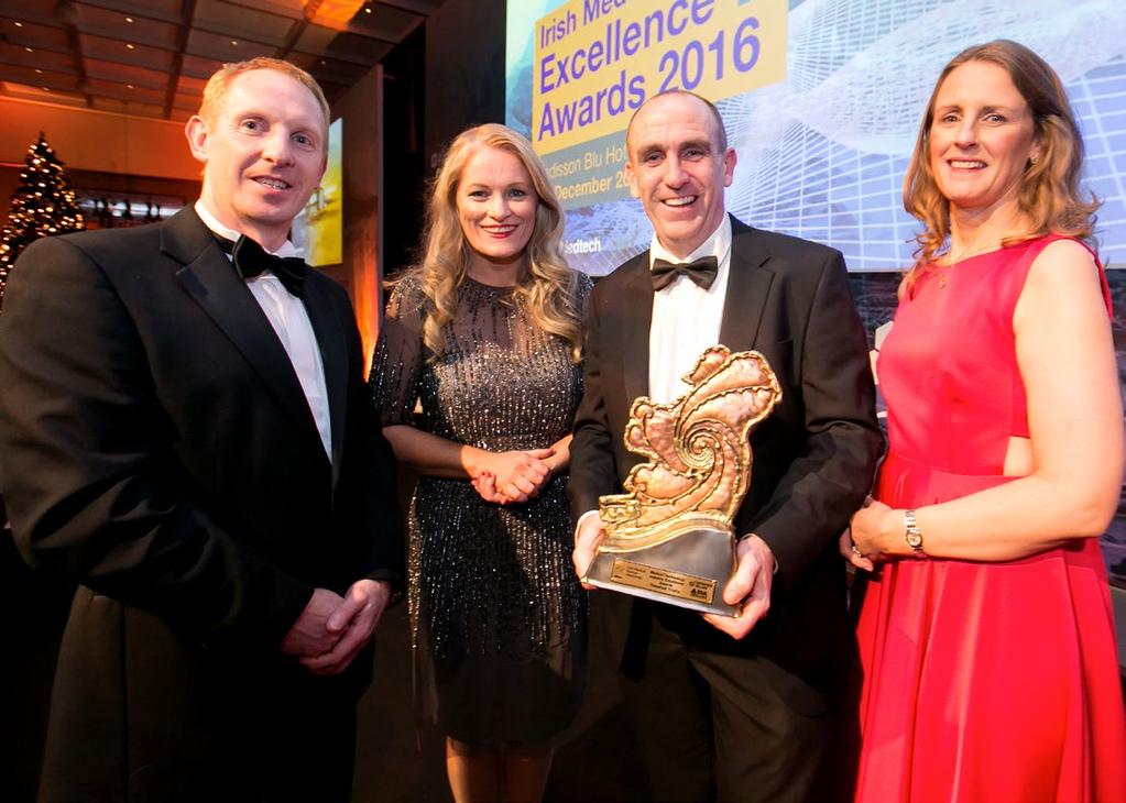 Winners at the 10th Medtech Medtronic Medtronic won the Medtech Company of the Year Award at the 10th Irish Medtech Awards.