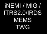0/IRDS MEMS TWG inemi /