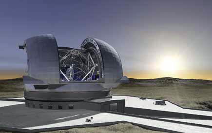 ENGINEERING, PHYSICAL SCIENCES, MATERIALS AND ANALYTICAL FACILITIES e-elt European Extremely Large Telescope The facility ELTs are seen world-wide as one of the highest priorities in ground-based