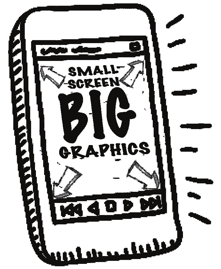 #7 Small screen BIG graphics While working on my first e-book for a New York Times bestseller, I spent hours finely crafting the cover.