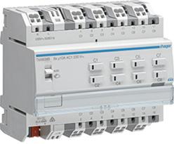 x Version TXA608B 8-fold switch actuator 10A 230V AC TXA608D 8-fold switch actuator 16A
