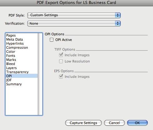 (Figure 9) When you ve confirmed all the above settings, click the OK button to return to the PDF Export