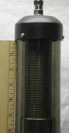 whip @ 1/2" of coil showing Model 100A-HP --14.2 MHz with 5 ft.