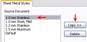 In the Sheet Metal Styles dialog box, click Manage. 5. In the Manage Sheet Metal Styles dialog box, click Browse. 6.