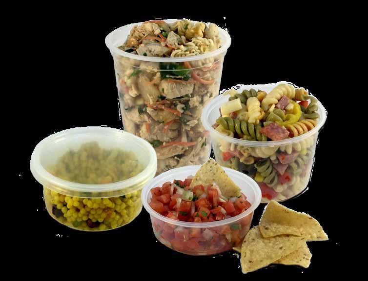 DELI CONTAINERS AND LIDS EMPRESS Keep food fresh in your kitchen and securely stored for customer