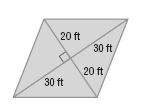 Trapezoid: Rhombus: Find the perimeter and