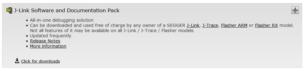 1. Steps to flash the firmware Follow the steps below. 1. Download and install the J-Link Software and Documentation Pack from: https://www.segger.