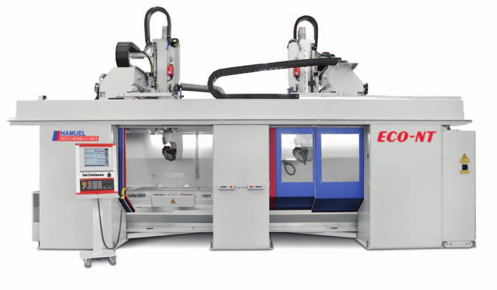 Machining of plastics and composites Well-equipped units ECO-NT: