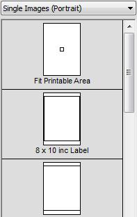 Print, Export, and Share 157 4. To insert a particular template into the central page layout region, simply click its gallery thumbnail. 5.