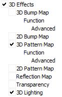 Applying Image Effects 71 If you want to have complete flexibility when creating 3D effects, you can click the Add Layer Effects button on the Layers tab.