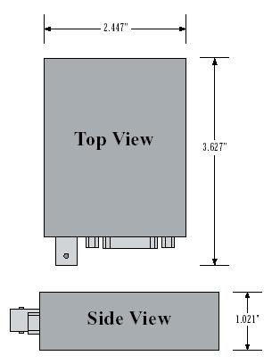 SECTION 2 INSTALLATION Mounting Tabs (4) Pin 9 Pin 1 Antenna Connector (BNC) DA-15 (15 pin D) Pin 9 Pin 1 Figure 2-1 VHF RNet JSLM Transceiver 2.