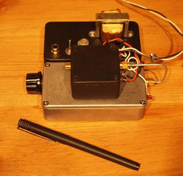 A Modern 2m AM Transmitter The VHF source is in the silver box.
