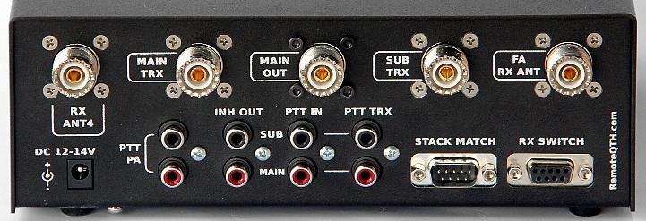 2. Main features RF RX: - MAIN and SUB TRX can share MAIN antenna system(s) connected to MAIN OUT port - SUB TRX can use single RX antenna input FA RX ANT - MAIN TRX can also use RX ANT4 input ( if