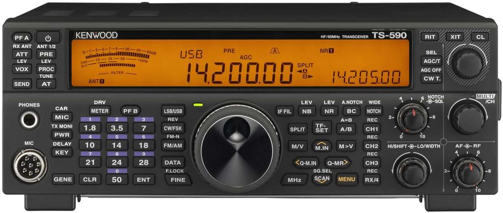 New Product Release Information Oct 2014 TS-590SG HF/ 50MHz All-Mode TRANSCEIVER_ Kenwood introduces Updated to new G version new HF/50MHz All-Mode Transceiver Four years ago we launched our