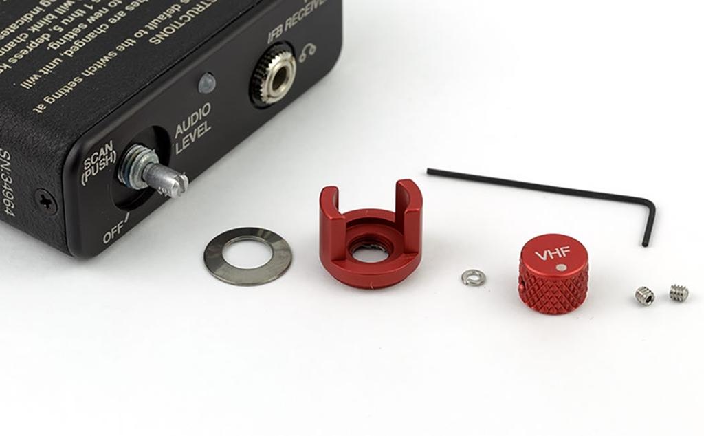 IFBR1-M000R Belt clip assembly 35747 Bumper for belt clip 28528 Belt Clip Screw, 4-40 x 1/4 (1 req d) 28623 Bezel