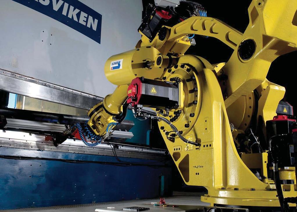 state-of-the-art robotic handling system able to press parts up to 60mm thick.